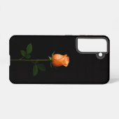 Black 4 Luxe Galaxy S21 Case, Sunset Orange Rose Samsung Galaxy Hülle (Rückseite (Horizontal))