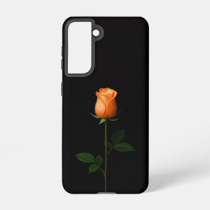 Black 4 Luxe Galaxy S21 Hülle, Sunset Orange Rose Samsung Galaxy Hülle