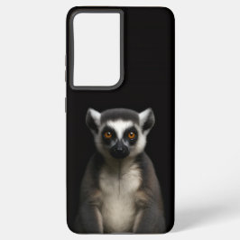 Black 4 Luxe Galaxy S21 Plus, Gentle Lemur Samsung Galaxy Hülle