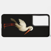 Black 4 Luxe Galaxy S21 Plus, Graceful Stork Samsung Galaxy Hülle (Rückseite (Horizontal))
