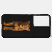 Black 4 Luxe Galaxy S21 Plus, Noble Lioness Samsung Galaxy Hülle (Rückseite (Horizontal))