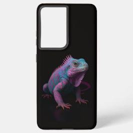 Black 4 Luxe Galaxy S21 Plus, Pink Iguana Samsung Galaxy Hülle
