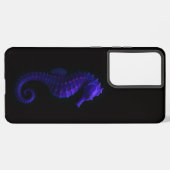 Black 4 Luxe Galaxy S21 Plus, Violet Seahorse Samsung Galaxy Hülle (Rückseite (Horizontal))