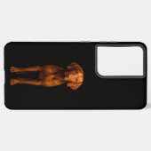 Black 4 Luxe Galaxy S21 Ultra, Agile Vizsla Dog Samsung Galaxy Hülle (Linke Seite)