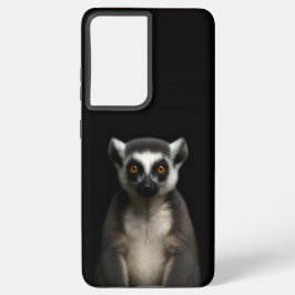 Black 4 Luxe Galaxy S21 Ultra, Gentle Lemur Samsung Galaxy Hülle