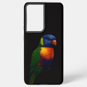 Black 4 Luxe Galaxy S21 Ultra, Lorikeet Parrot Samsung Galaxy Hülle (Rückseite)