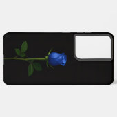 Black 4 Luxe Galaxy S21 Ultra, Midnight Blue Rose Samsung Galaxy Hülle (Linke Seite)