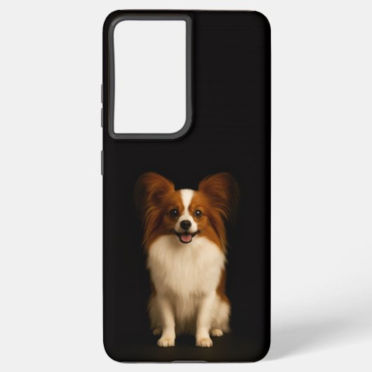 Black 4 Luxe Galaxy S21 Ultra, Refined Papillon Samsung Galaxy Hülle (Rückseite)