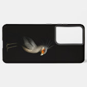 Black 4 Luxe Galaxy S21 Ultra, Secretarybird Samsung Galaxy Hülle (Linke Seite)