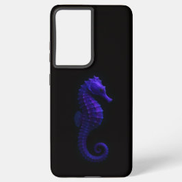 Black 4 Luxe Galaxy S21 Ultra, Violet Seahorse Samsung Galaxy Hülle