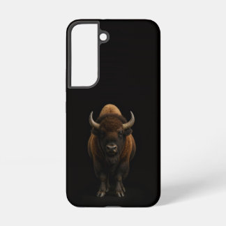 Black 4 Luxe Galaxy S22 Case, American Bison Samsung Galaxy Hülle