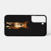 Black 4 Luxe Galaxy S22 Case, Classy Basenji Dog Samsung Galaxy Hülle (Rückseite (Horizontal))