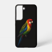 Black 4 Luxe Galaxy S22 Case, Eastern Rosella Samsung Galaxy Hülle (Rückseite)