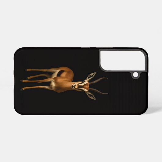 Black 4 Luxe Galaxy S22 Case, Elegant Gazella Samsung Galaxy Hülle (Rückseite (Horizontal))