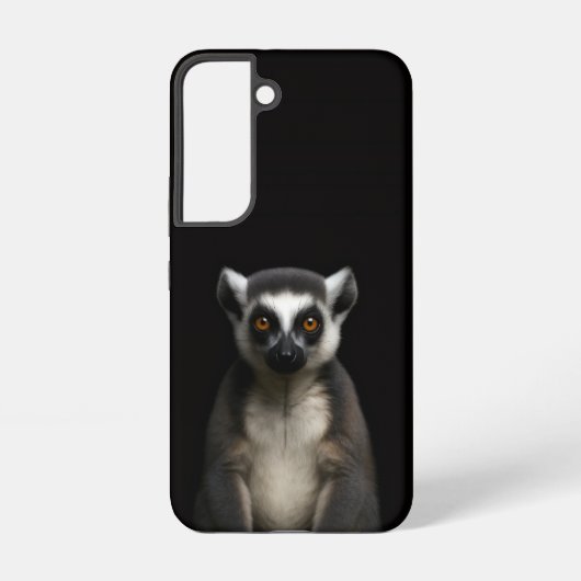 Black 4 Luxe Galaxy S22 Case, Gentle Lemur Samsung Galaxy Hülle (Rückseite)