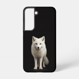 Black 4 Luxe Galaxy S22 Case, Ivory Arctic Fox Samsung Galaxy Hülle