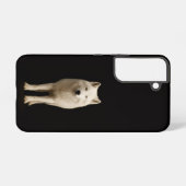 Black 4 Luxe Galaxy S22 Case, Ivory Arctic Wolf Samsung Galaxy Hülle (Rückseite (Horizontal))