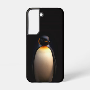 Black 4 Luxe Galaxy S22 Case, Kaiser Penguin Samsung Galaxy Hülle