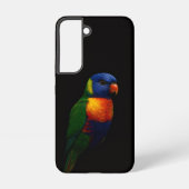 Black 4 Luxe Galaxy S22 Case, Lorikeet Parrot Samsung Galaxy Hülle (Rückseite)
