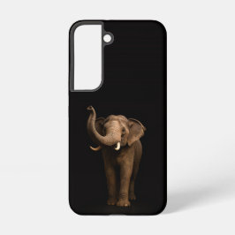 Black 4 Luxe Galaxy S22 Case, Mighty Elephant Samsung Galaxy Hülle