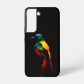 Black 4 Luxe Galaxy S22 Case, Rainbow Schwanz Bird Samsung Galaxy Hülle (Rückseite)