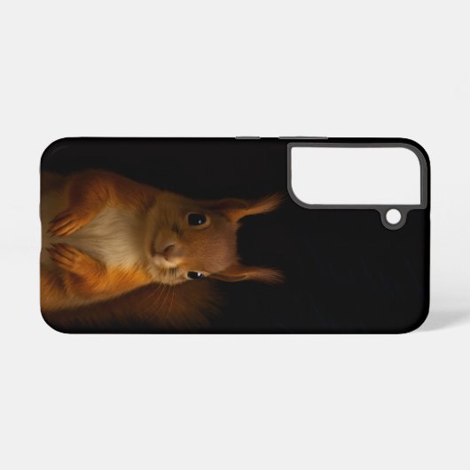 Black 4 Luxe Galaxy S22 Case, Red Squirrel Samsung Galaxy Hülle (Rückseite (Horizontal))