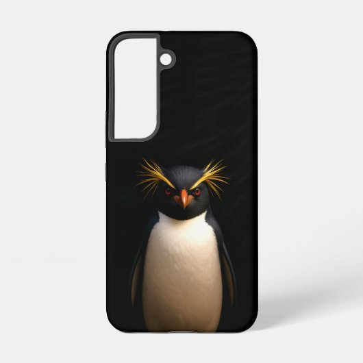 Black 4 Luxe Galaxy S22 Case, Rockhopper Penguin Samsung Galaxy Hülle (Rückseite)