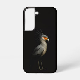 Black 4 Luxe Galaxy S22 Case, Secretarybird Samsung Galaxy Hülle