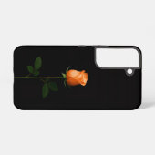 Black 4 Luxe Galaxy S22 Case, Sunset Orange Rose Samsung Galaxy Hülle (Rückseite (Horizontal))