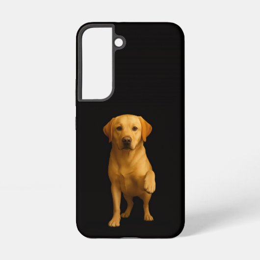 Black 4 Luxe Galaxy S22 Case, Tender Labrador Samsung Galaxy Hülle (Rückseite)