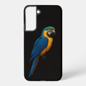 Black 4 Luxe Galaxy S22 Plus, Blue Yellow Macaw Samsung Galaxy Hülle (Rückseite)