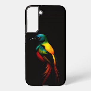 Black 4 Luxe Galaxy S22 Plus Case, Rainbow Bird Samsung Galaxy Hülle