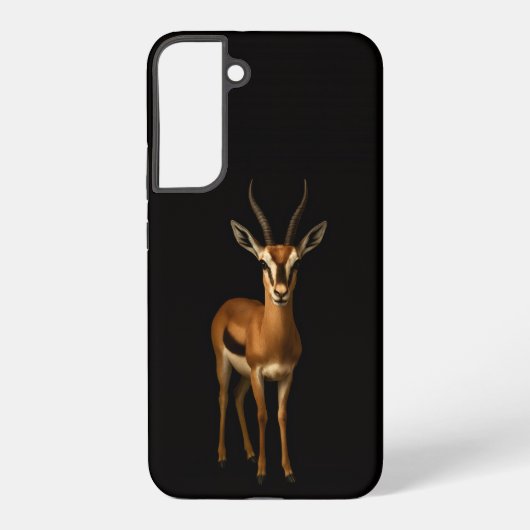 Black 4 Luxe Galaxy S22 Plus, Elegant Gazella Samsung Galaxy Hülle (Rückseite)