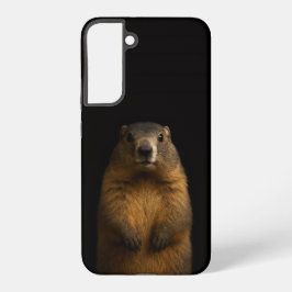 Black 4 Luxe Galaxy S22 Plus, Fluffy Marmot Samsung Galaxy Hülle