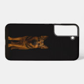 Black 4 Luxe Galaxy S22 Plus, German Shepherd Samsung Galaxy Hülle (Rückseite (Horizontal))