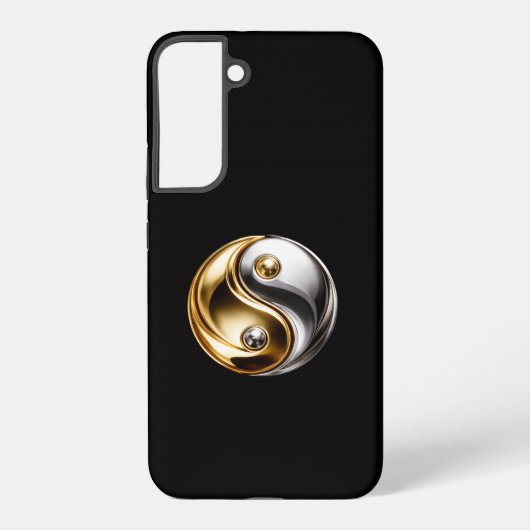 Black 4 Luxe Galaxy S22 Plus, Harmnoy Yin Yang Samsung Galaxy Hülle (Rückseite)