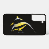 Black 4 Luxe Galaxy S22 Plus, Moorish Idol Fish Samsung Galaxy Hülle (Rückseite (Horizontal))