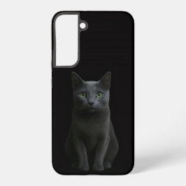 Black 4 Luxe Galaxy S22 Plus, Russian Blue Cat Samsung Galaxy Hülle