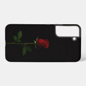 Black 4 Luxe Galaxy S22 Plus, Velvet Red Rose Samsung Galaxy Hülle (Rückseite (Horizontal))