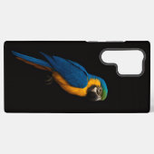 Black 4 Luxe Galaxy S22 Ultra, Blue Yellow Macaw Samsung Galaxy Hülle (Rückseite (Horizontal))