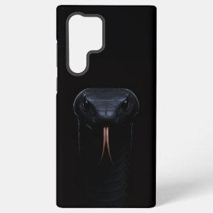 Black 4 Luxe Galaxy S22 Ultra Case, Black Mamba Samsung Galaxy Hülle