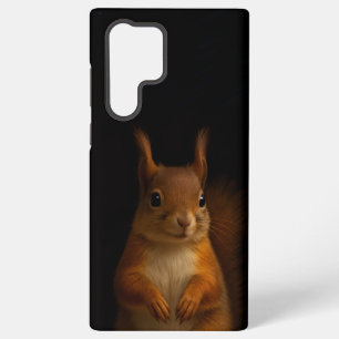 Black 4 Luxe Galaxy S22 Ultra Case, Red Squirrel Samsung Galaxy Hülle