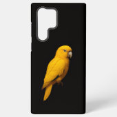 Black 4 Luxe Galaxy S22 Ultra, Golden Parakeet Samsung Galaxy Hülle (Rückseite)