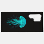Black 4 Luxe Galaxy S22 Ultra, Green Jellyfish Samsung Galaxy Hülle (Rückseite (Horizontal))