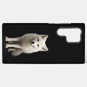 Black 4 Luxe Galaxy S22 Ultra, Ivory Arctic Fox Samsung Galaxy Hülle (Rückseite (Horizontal))