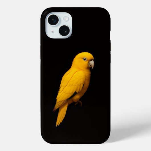 Black 4 Luxe, Golden Parakeet Case-Mate iPhone Hülle (Rückseite)
