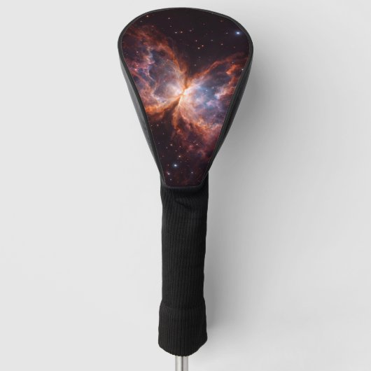 Black 4 Luxe Golf Driver Cover, Butterfly Nebula Headcover (Vorderseite)