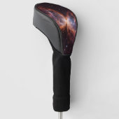 Black 4 Luxe Golf Driver Cover, Butterfly Nebula Headcover (angewinkelt)