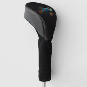 Black 4 Luxe Golf Driver Cover, Dragonet Mandarin Headcover (angewinkelt)