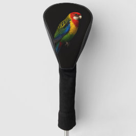 Black 4 Luxe Golf Driver Cover, Eastern Rosella Golf Headcover